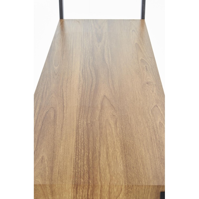 BOLIVAR REG1 regał dąb złoty / czarny (1p 1szt)