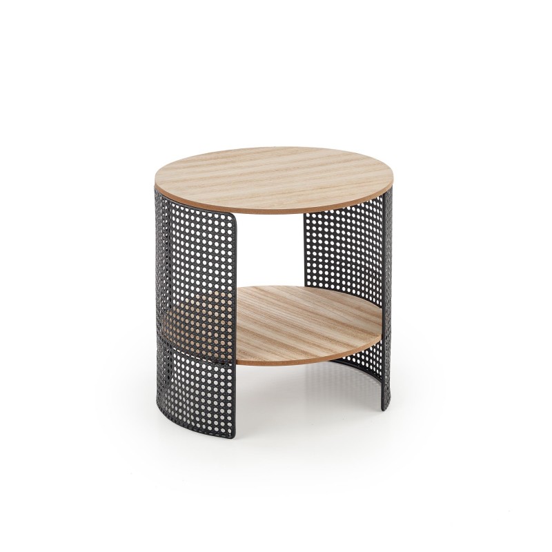 TRAFICA ława naturalny/czarny (1p 1szt)