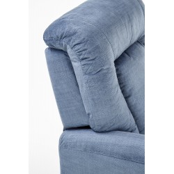 Fotel rozkładany do spania Savanna niebieski