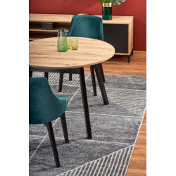 RUBEN stół kolor blat - dąb artisan, nogi - czarny