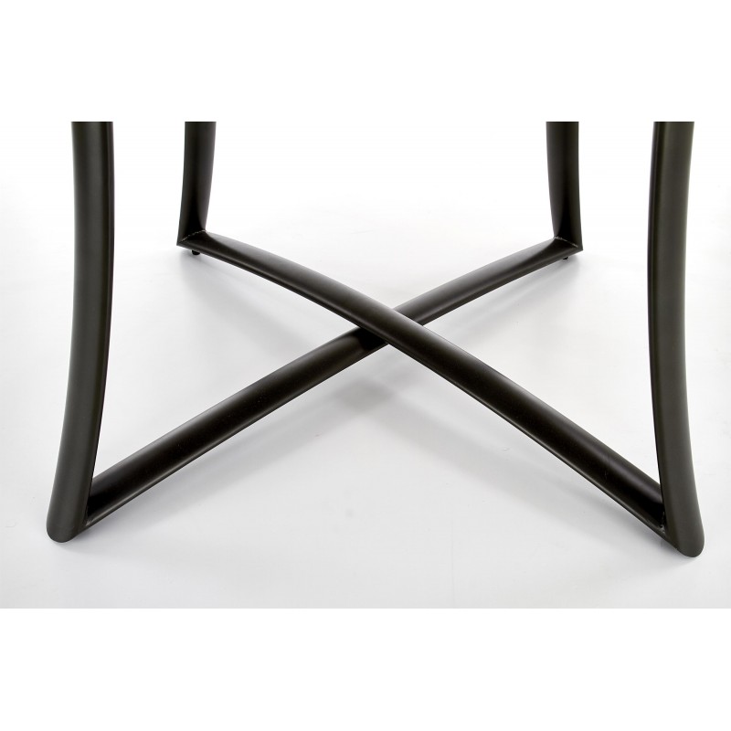 MORETTI stół rozkładany blat - dąb złoty / popielaty, nogi - antracyt (2p 1szt)