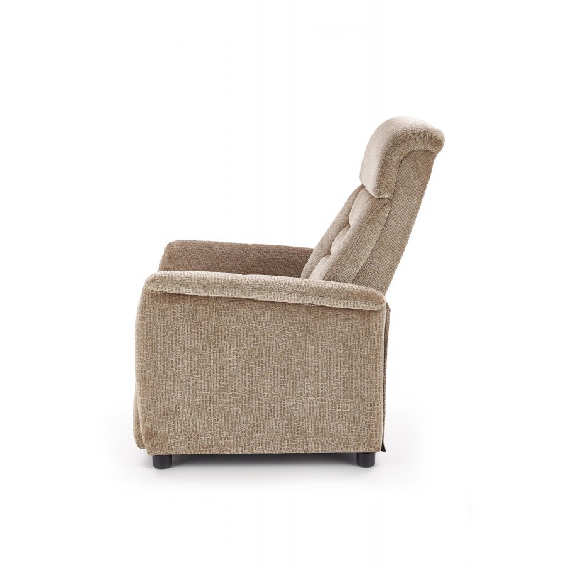 Rozkładany fotel Quirk beżowy