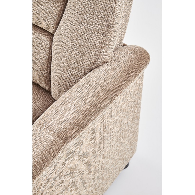 Rozkładany fotel Quirk beżowy