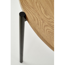MORGAN stół okragły dąb złoty / czarny (1p 1szt)