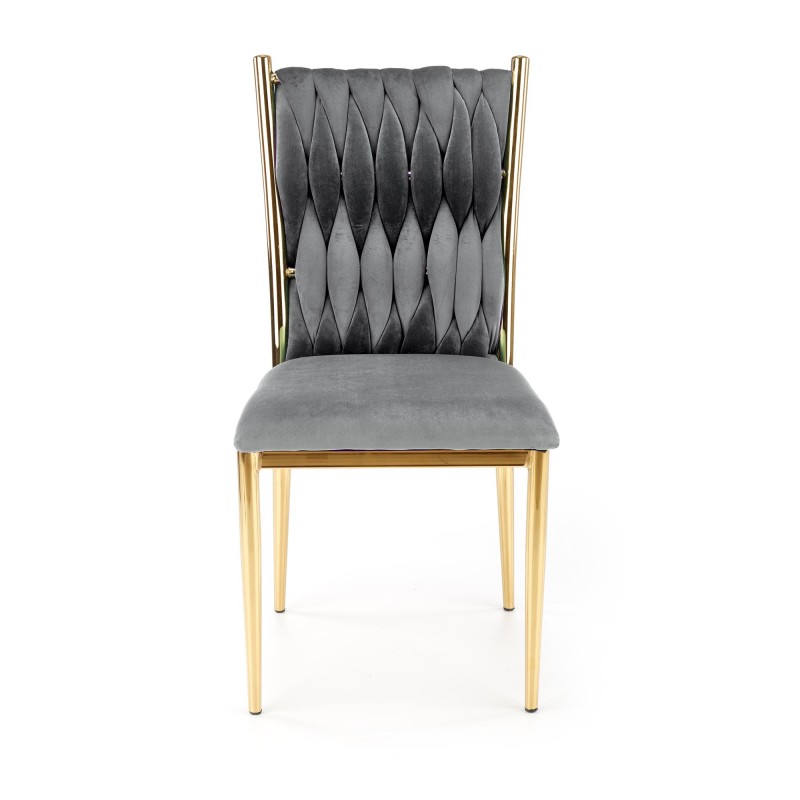 Krzesło tapicerowane Tender popielate