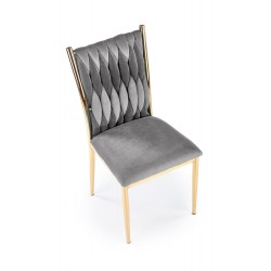 Krzesło tapicerowane Tender popielate
