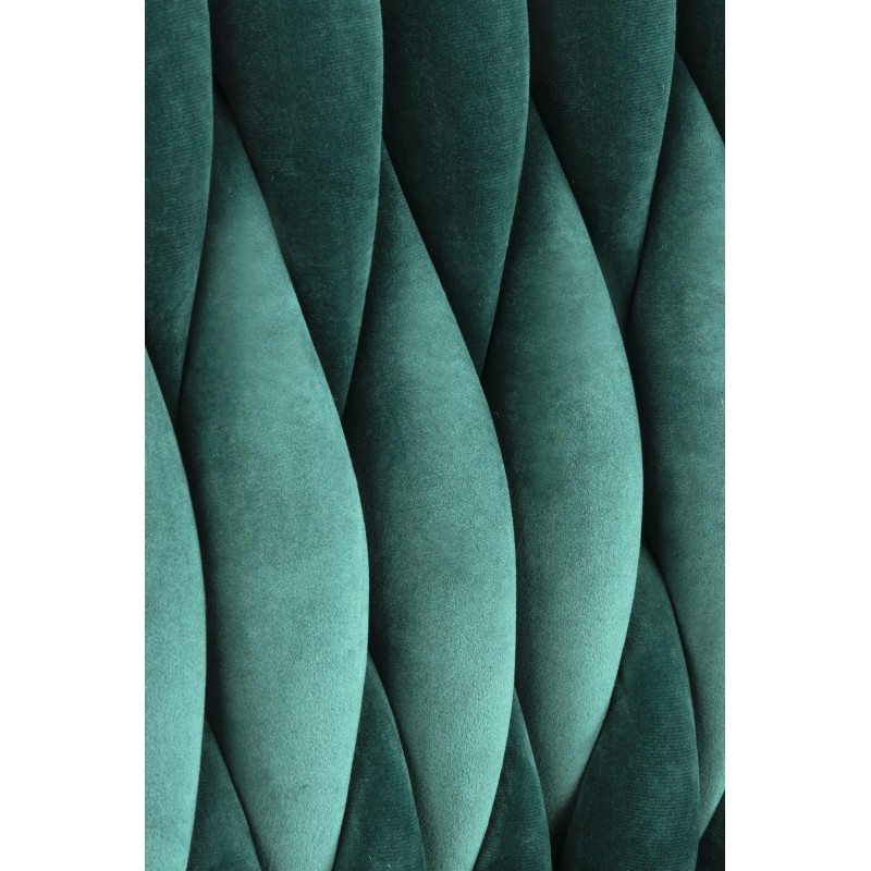 Krzesło tapicerowane Tender ciemnozielone