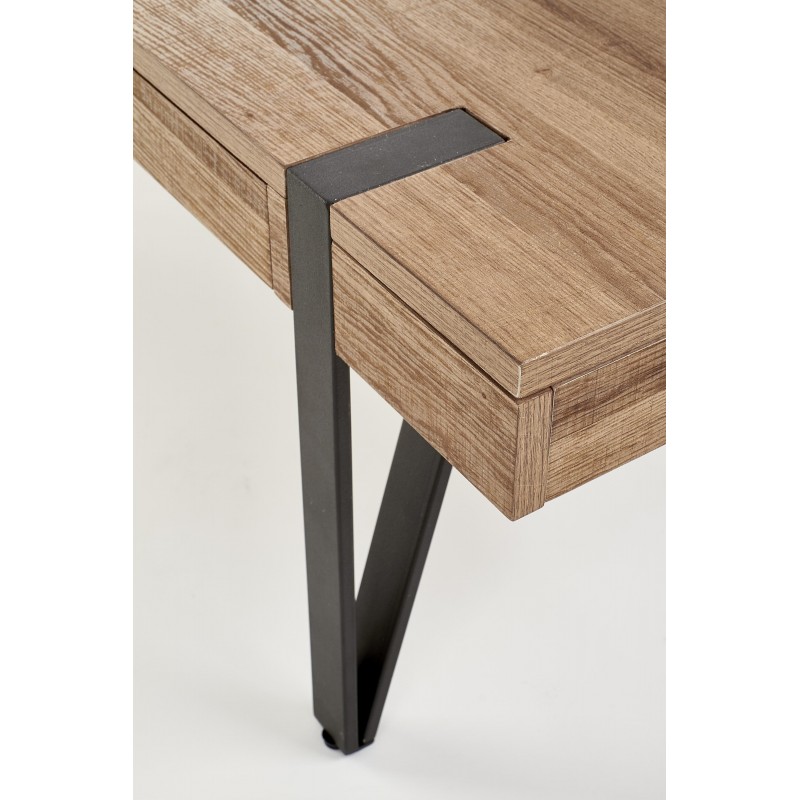 TULUZA ława orzech miodowy / czarny (1p 1szt)