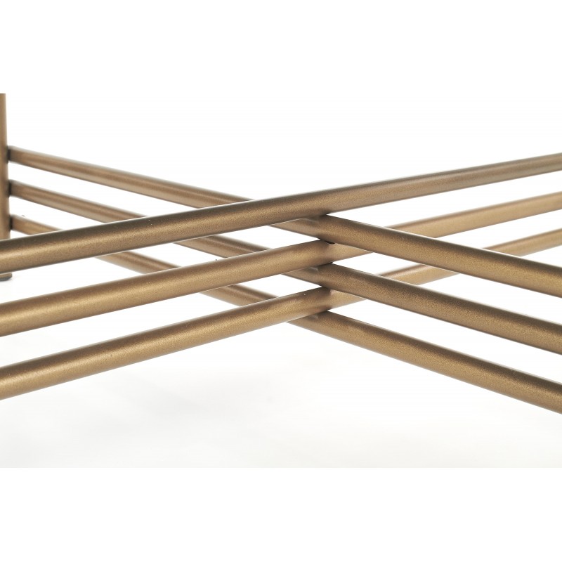 ISMENA ława stelaż - złoty, blat - czarny (1p 1szt)