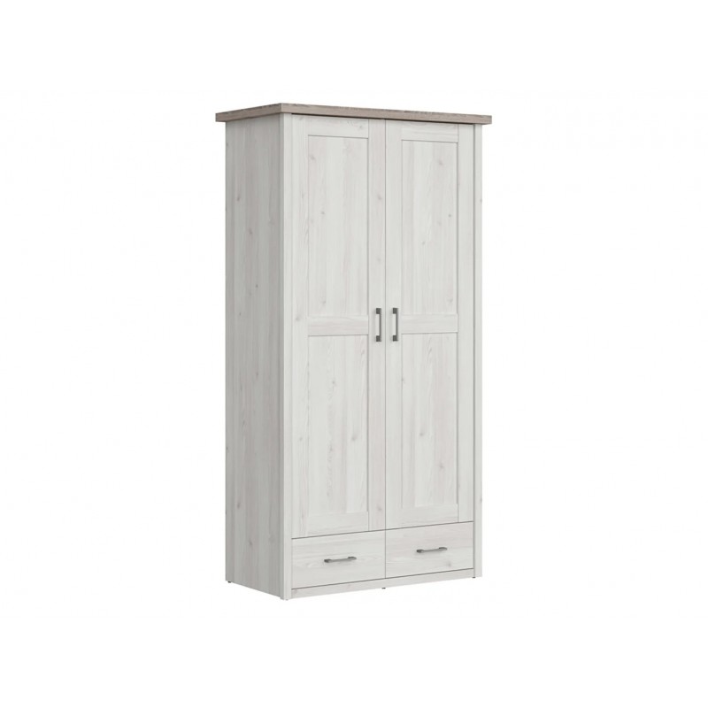 Szafa Luca Baby Black Red White modrzew sibiu jasny/dąb sonoma