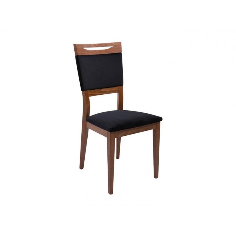 Krzesło Madison Black Red White dąb brąz