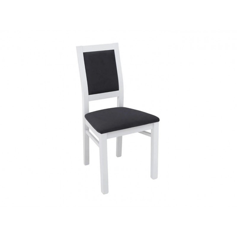 Krzesło Porto Black Red White biały/Milano 9303 Black