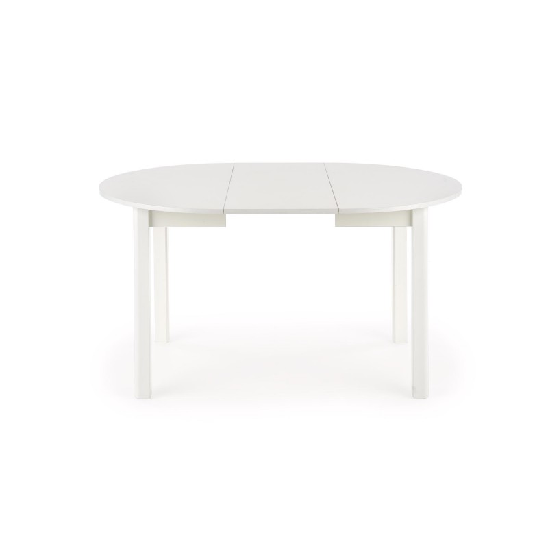 RINGO stół kolor blat - biały, nogi - biały (102-142x102x76 cm)