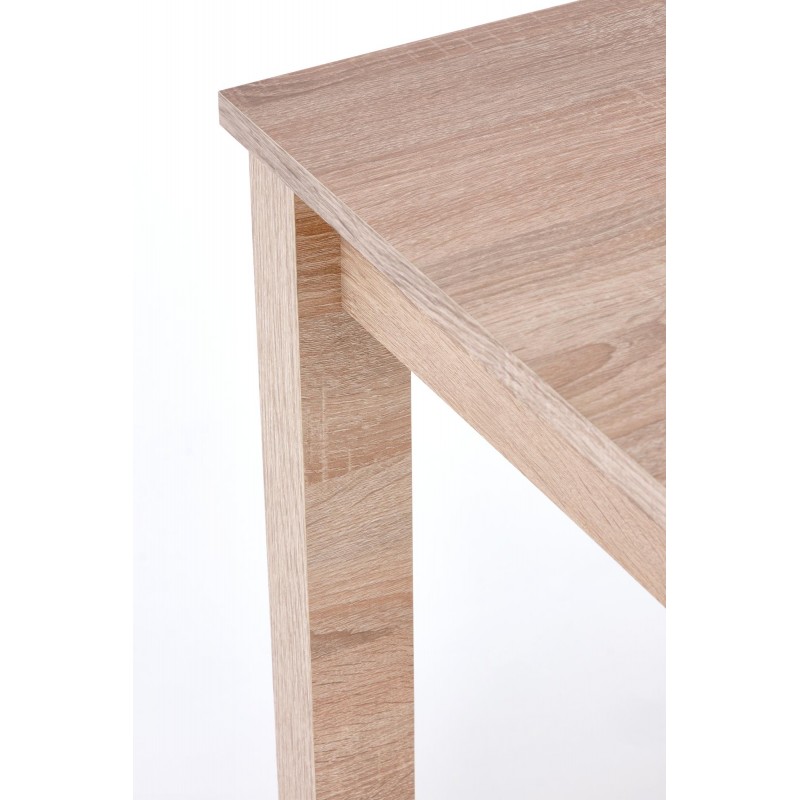 GINO stół rozkładany blat - dąb sonoma, nogi - dąb sonoma
