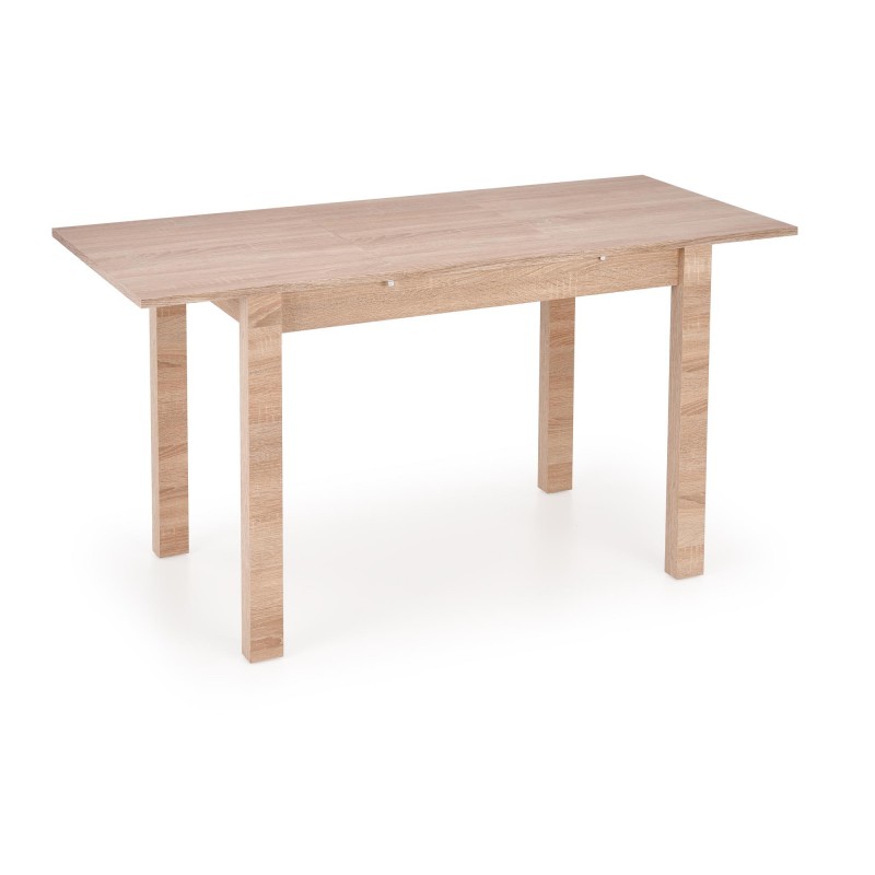 GINO stół rozkładany blat - dąb sonoma, nogi - dąb sonoma