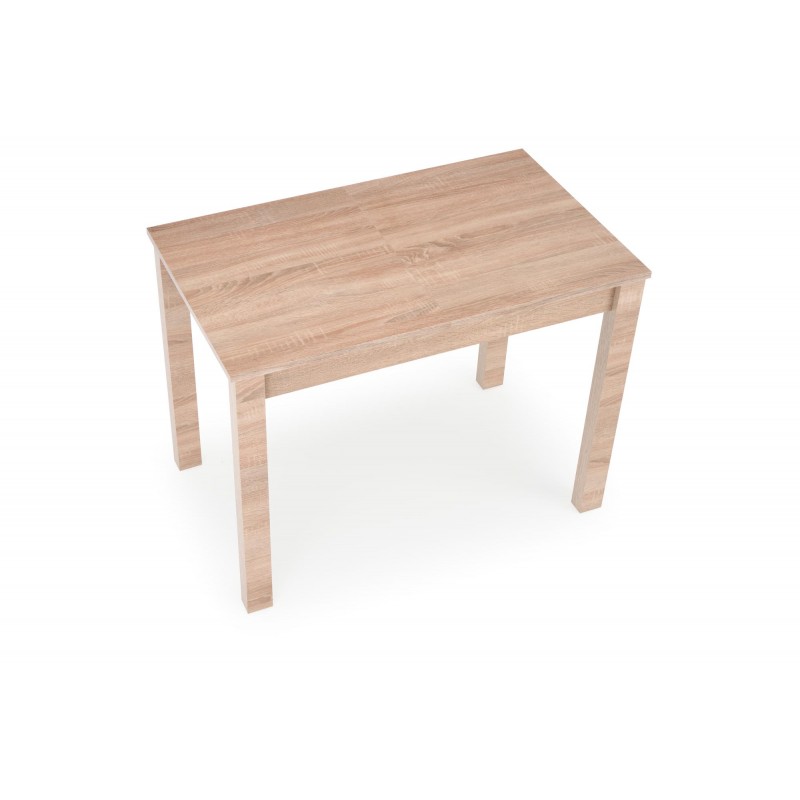 GINO stół rozkładany blat - dąb sonoma, nogi - dąb sonoma