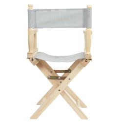 Krzesło dziecięce reżyserskie szare       składane