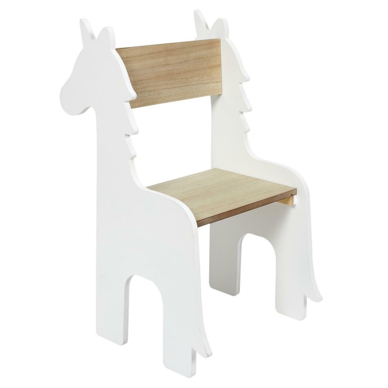 Krzesło dziecięce Unicorn                 białe/naturalne