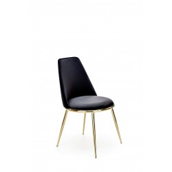Krzesło tapicerowane Meadow czarne