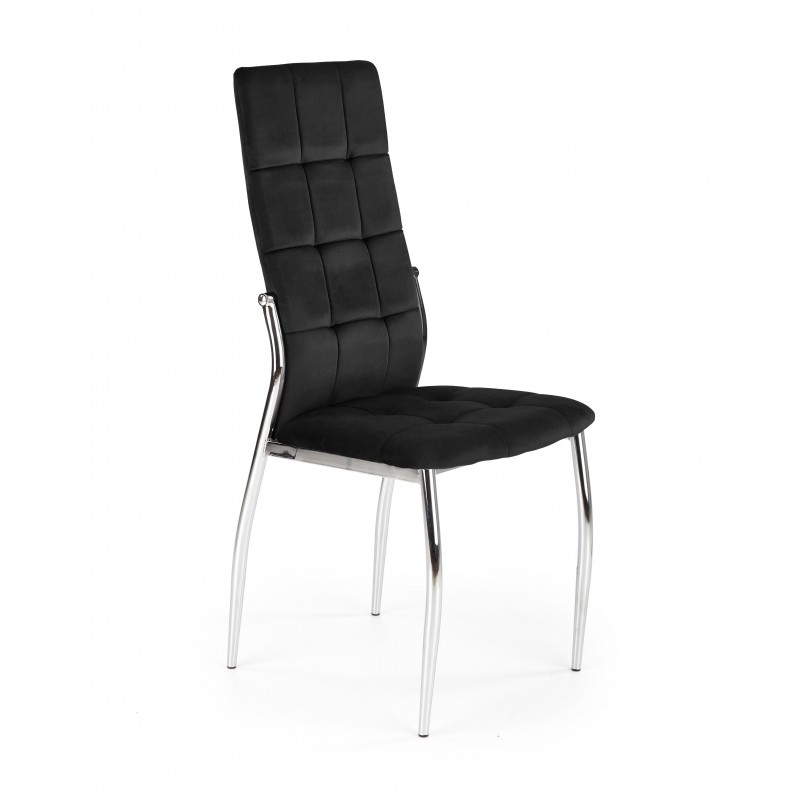 Krzesło tapicerowane Linen czarne