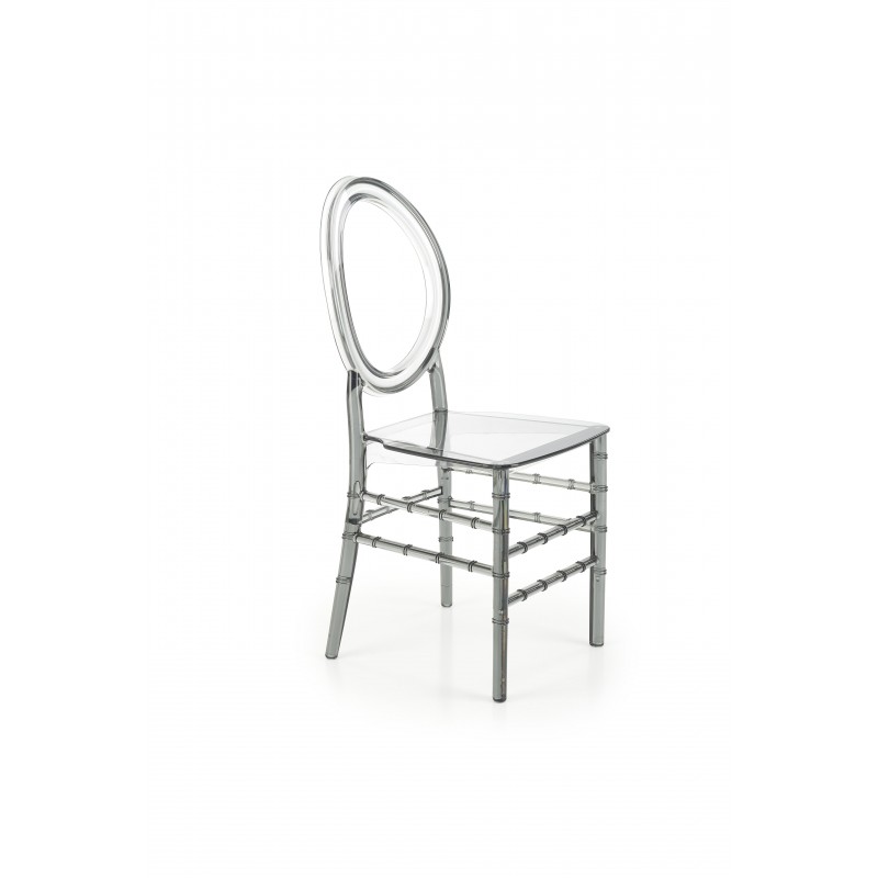 K513 krzesło poliwęglan, dymiony