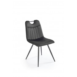 Krzesło tapicerowane Breeze czarne