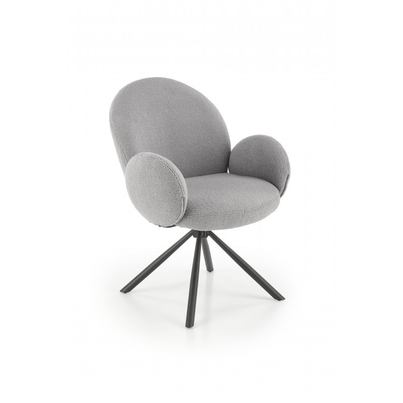 K498 krzesło popielaty