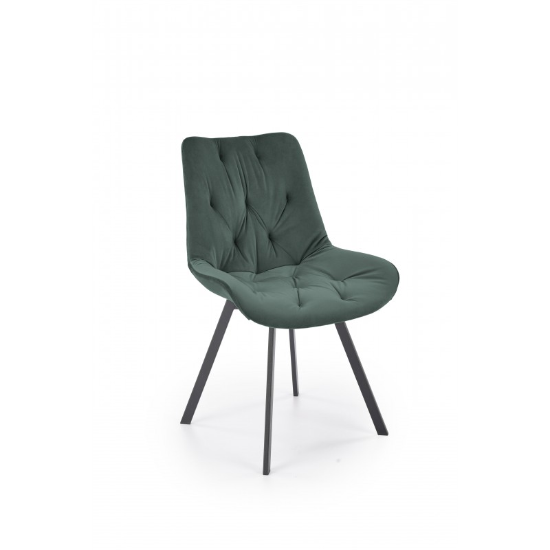 K519 krzesło ciemny zielony