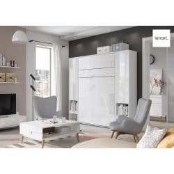 Półkotapczan Pionowy BED CONCEPT BC-12 160X200 Biały Połysk