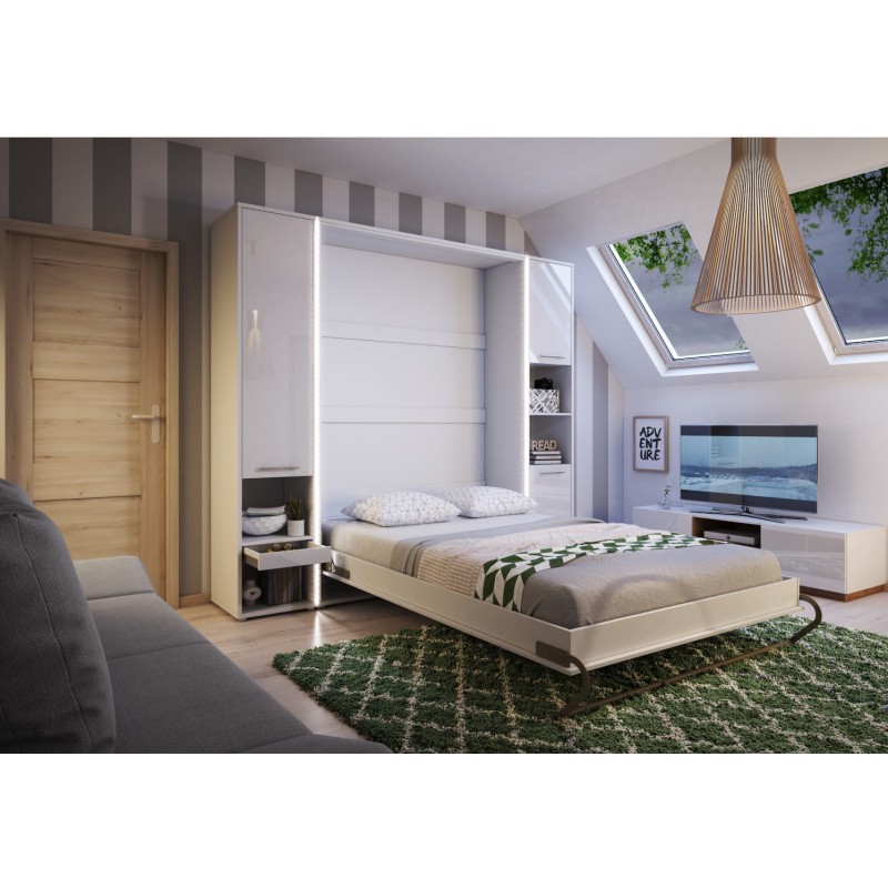 Półkotapczan Pionowy Concept Pro CP-01 140X200 Biały Połysk