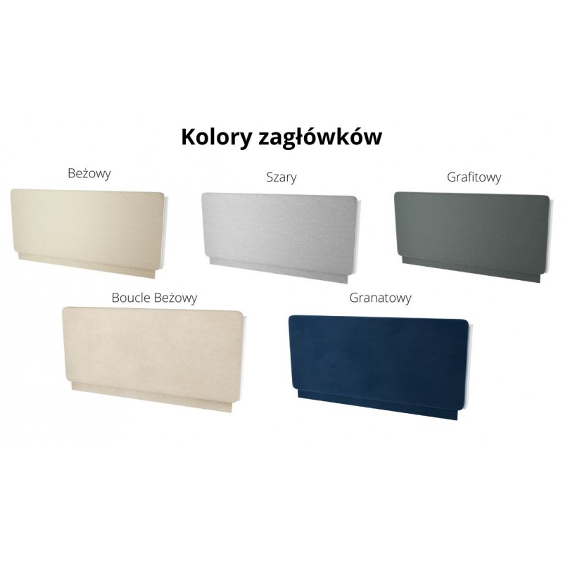 Półkotapczan Pionowy Concept Pro CP-01 140X200 Biały Połysk