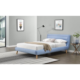 ELANDA 160 cm łóżko niebieskie (2p 1szt)