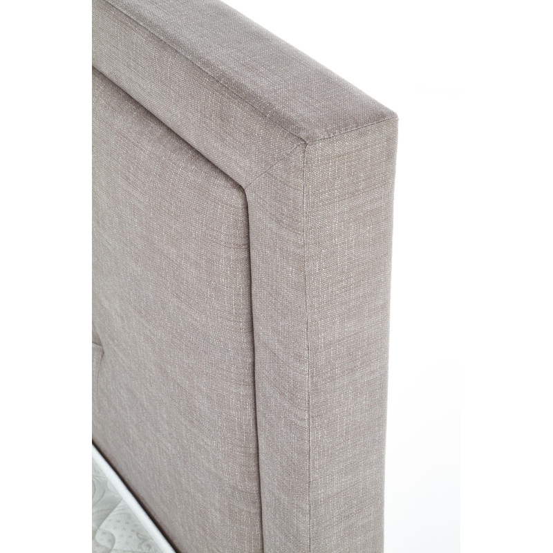 Łóżko tapicerowane EMPOLI 160x200 z szufladami beżowe