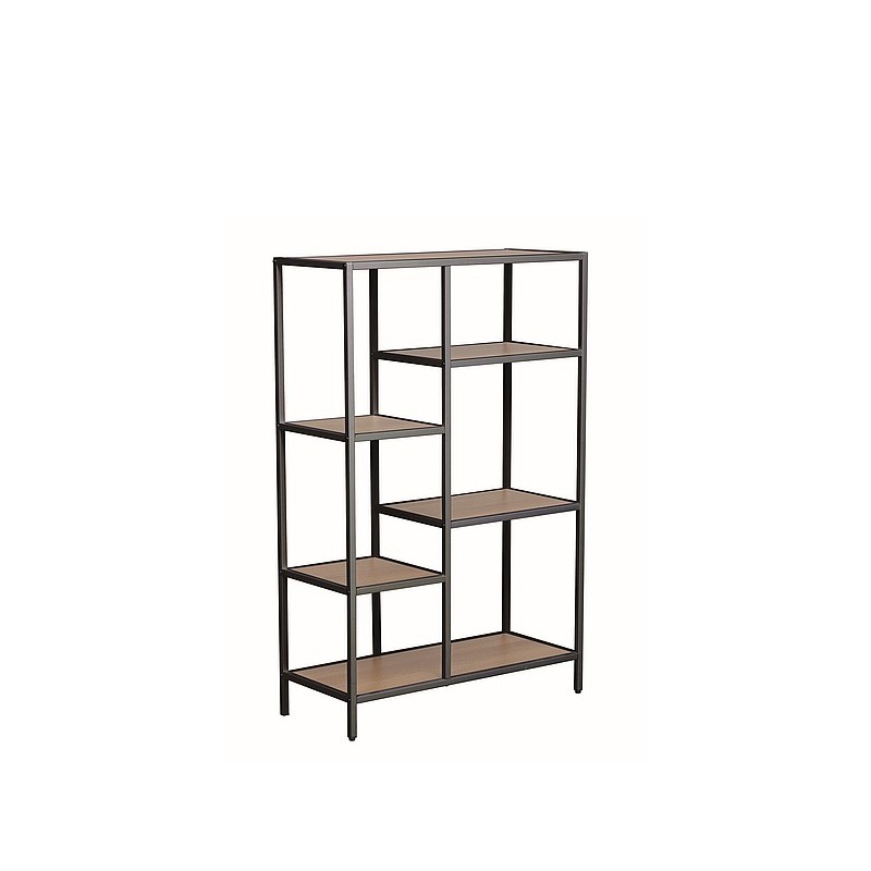 REGAŁ COSTA B DĄB/CZARNY REGAŁ COSTA B DĄB/CZARNY