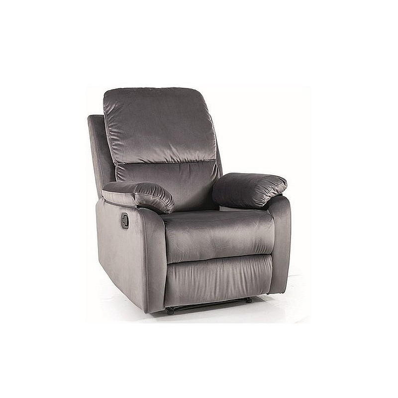 FOTEL ROZKŁADANY SPENCER 1 VELVET SZARY BLUVEL 14