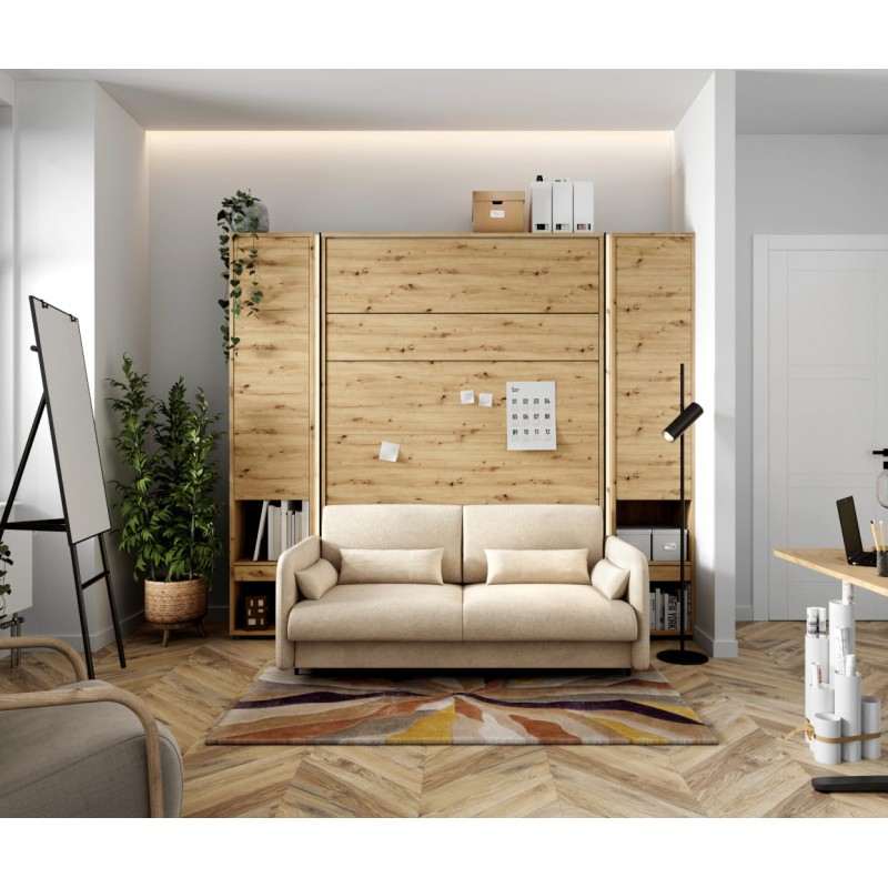 Sofa granatowa BC-18 do Bed Concept BC-01 140X200 Lenart