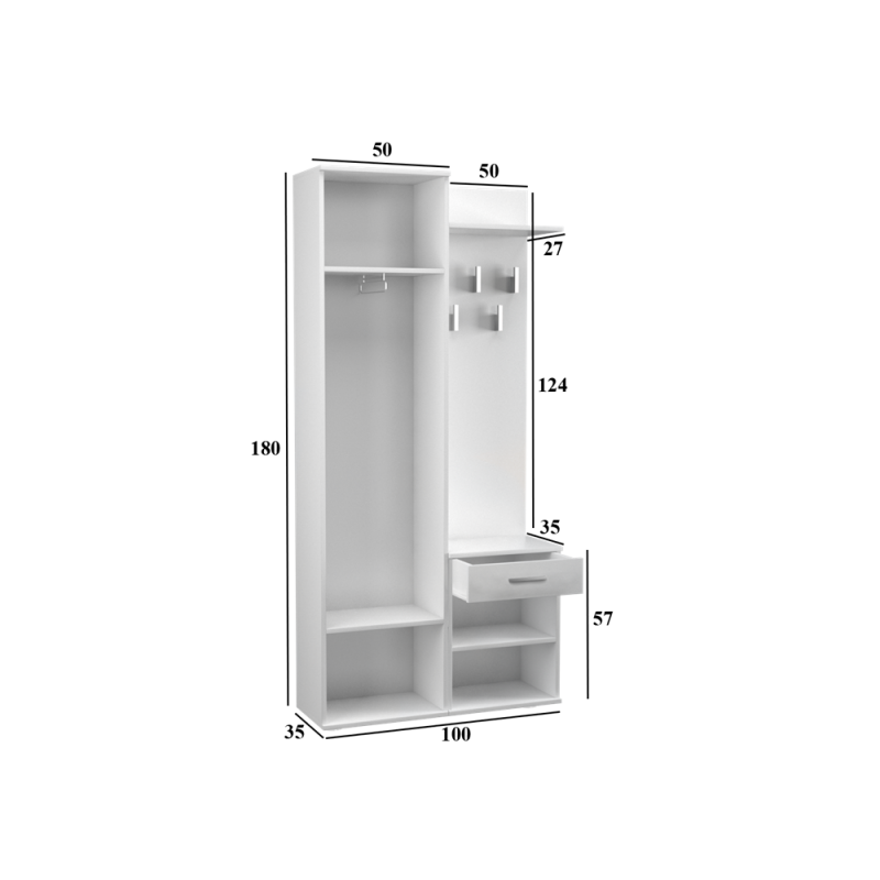 GARDEROBA DUO - BIEL