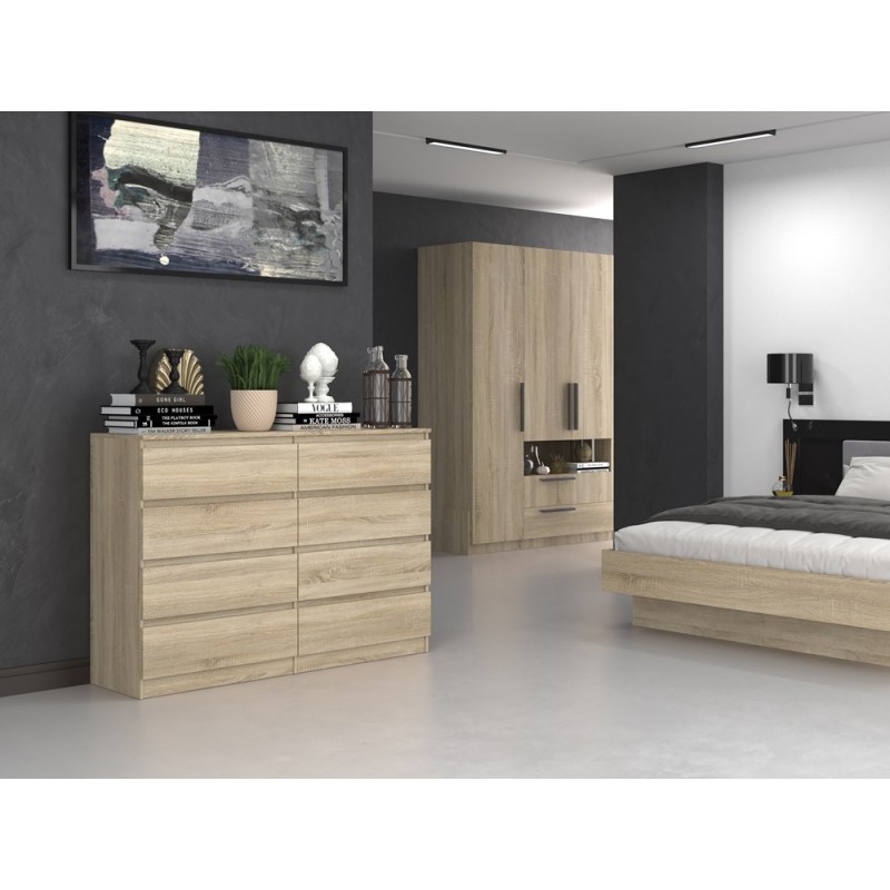 KOMODA MALWA M8 140 - DĄB SONOMA