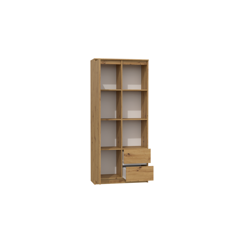 REGAŁ RS-80 BILY - DĄB ARTISAN