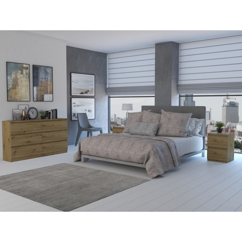 KOMODA MALWA M6 140 - DĄB ARTISAN