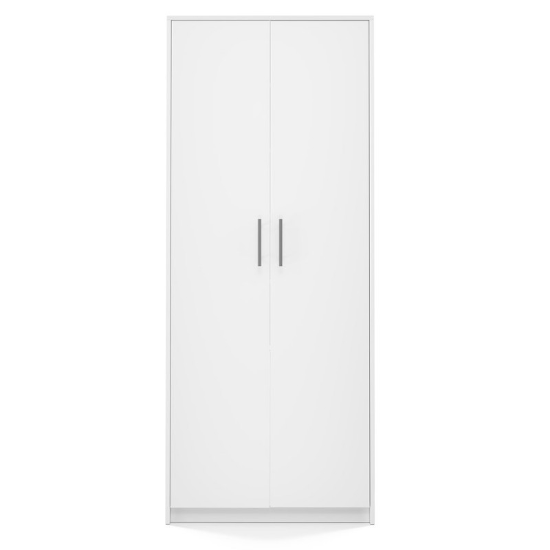 REGAŁ BIUROWY SALON BIURO DRZWI OLIV 2D BIAŁY MAT