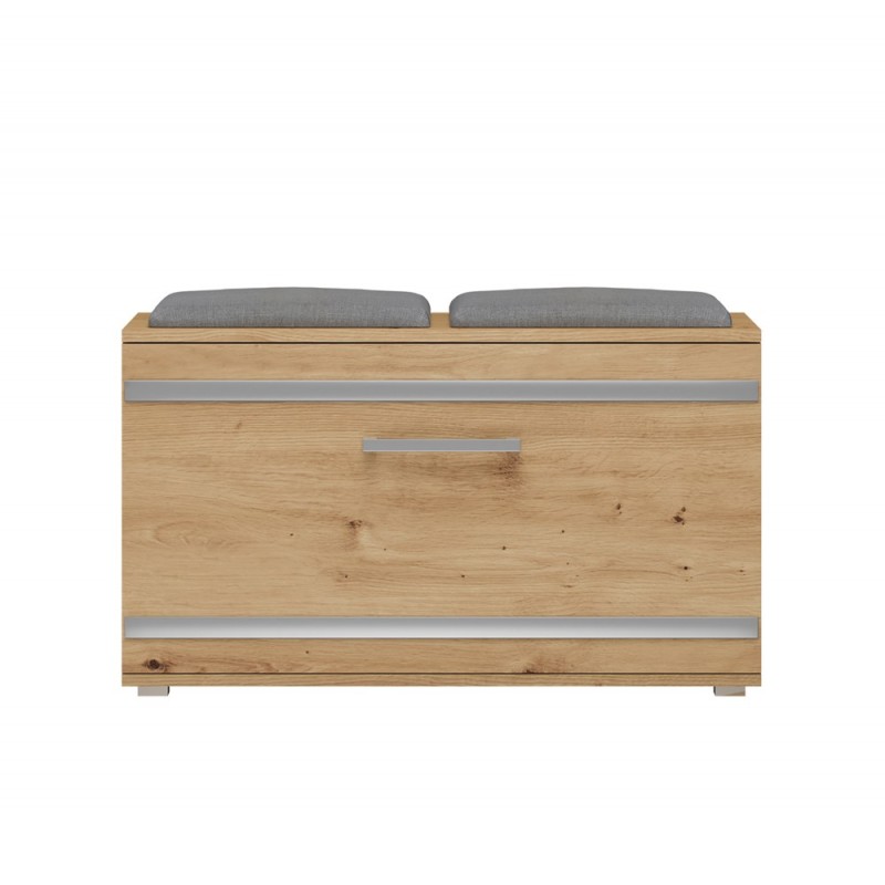 SZAFKA NA BUTY SIEDZISKO SCHOWEK OPAL DĄB ARTISAN