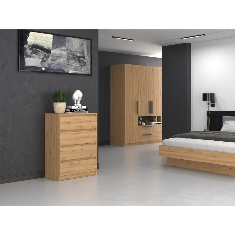 KOMODA MALWA M4 70 - DĄB ARTISAN