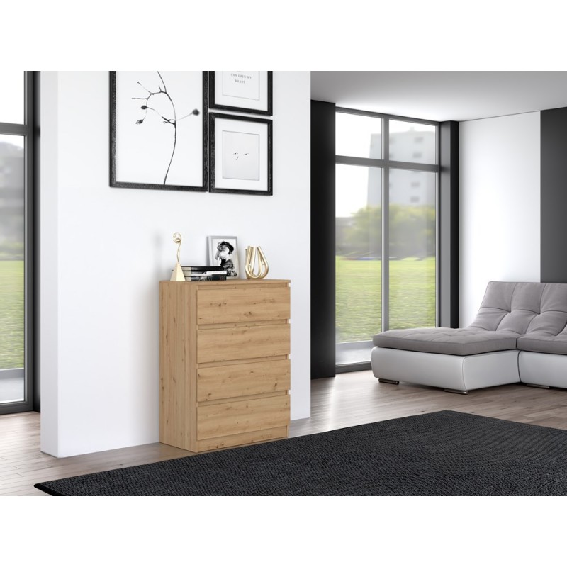 KOMODA MALWA M4 70 - DĄB ARTISAN