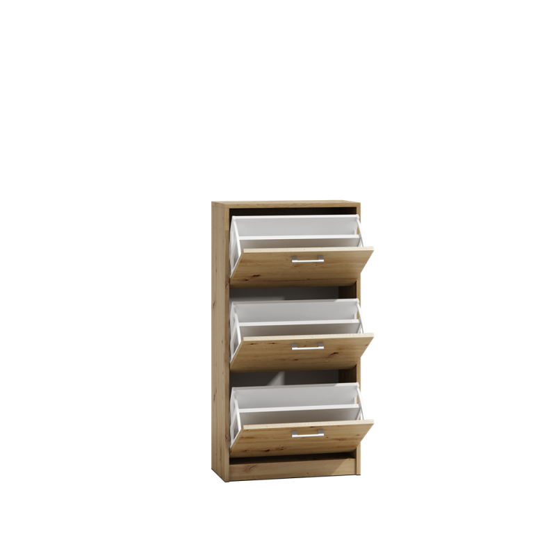 SZAFKA NA OBUWIE PAULA - DĄB ARTISAN