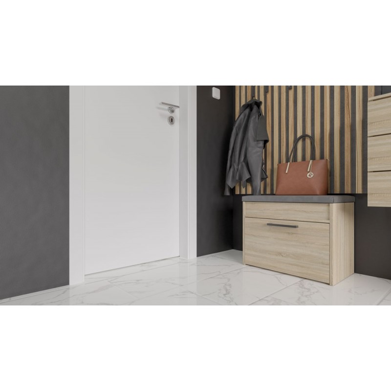 SZAFKA NA BUTY PARMA MINI SIEDZISKO SCHOWEK DĄB SONOMA