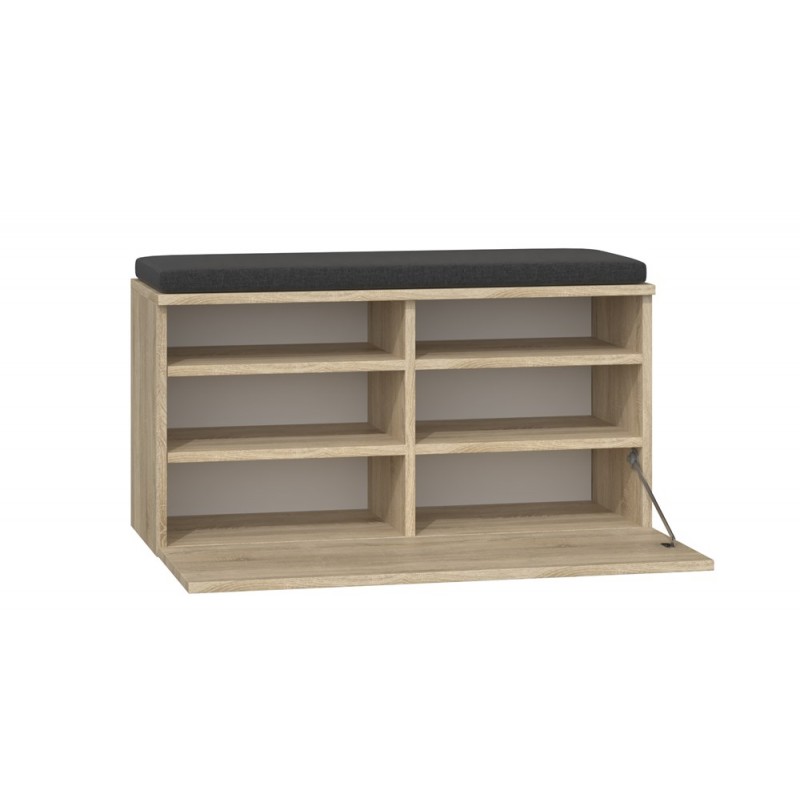 SZAFKA NA BUTY SIEDZISKO SCHOWEK RIVA DĄB SONOMA