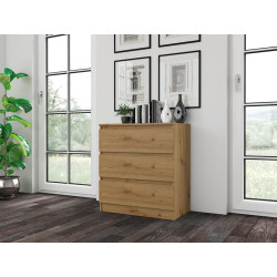 KOMODA MALWA M3 70 - DĄB ARTISAN