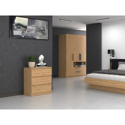 KOMODA MALWA M3 70 - DĄB ARTISAN