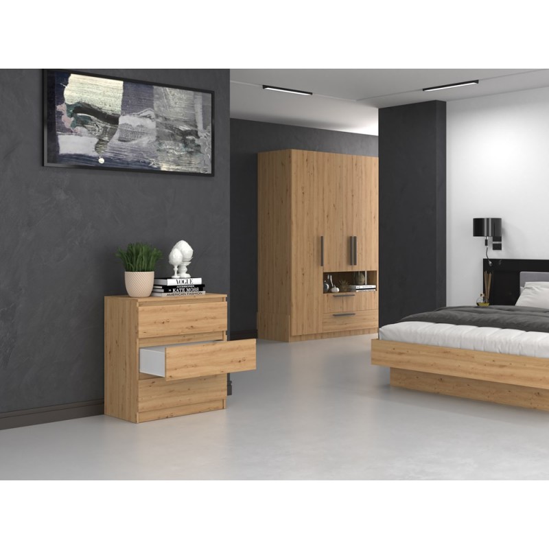 KOMODA MALWA M3 70 - DĄB ARTISAN